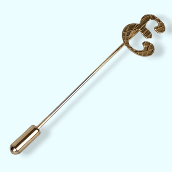 (2/$20) V. Letter "E" Stick Pin - Picture 1 of 5